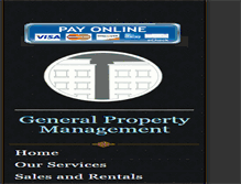 Tablet Screenshot of generalproperty.com